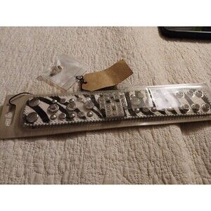Montana West, New with Tags, Women's Large Bling Cross Snap Bracelet